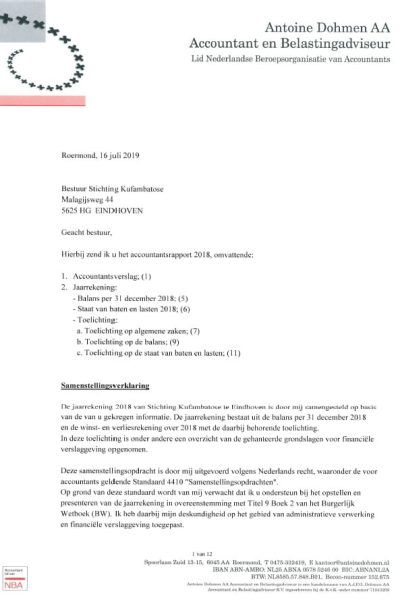 Accountantsrapport 2018